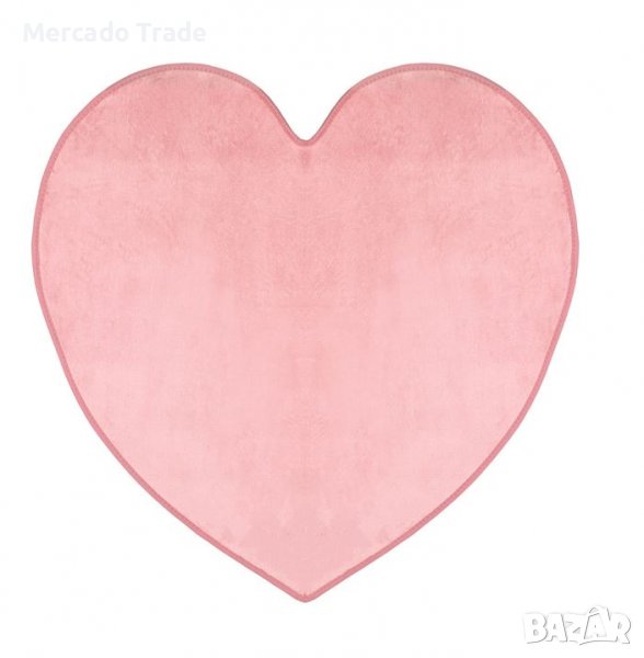 Килимче Mercado Trade, За детска стая, Декоративно, Розово сърце, 90см., снимка 1