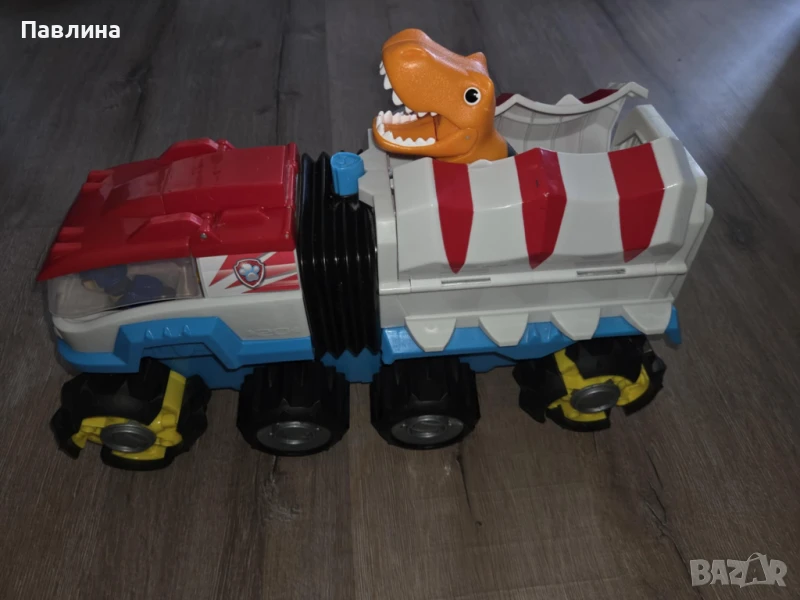 Paw Patrol Дино патрул Dino Rescue Камион, снимка 1