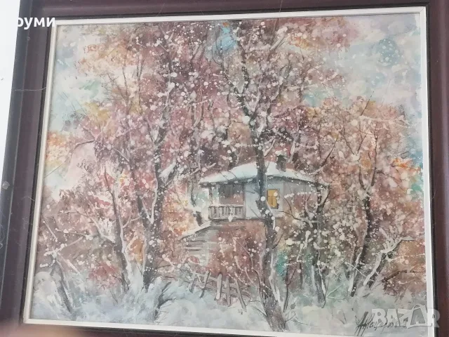 Картина Анна Кацерова -зимна приказка, снимка 2 - Картини - 55747492