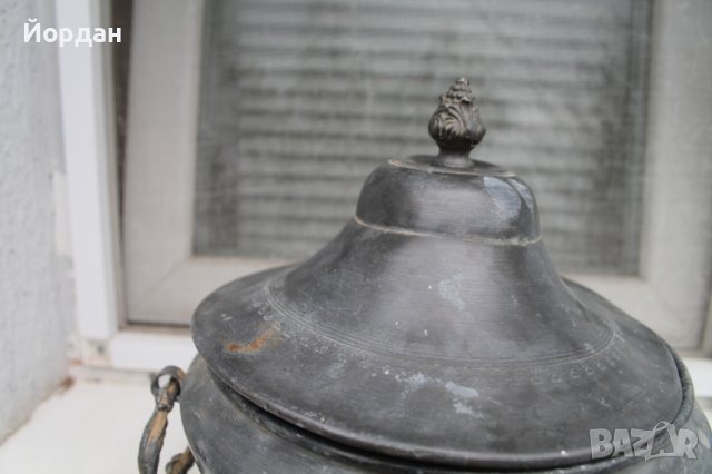 Стар френски калаен съд , снимка 2 - Антикварни и старинни предмети - 41487682