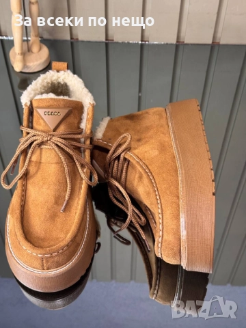 Prada Дамски Меки И Топли Зимни Боти Прада - Налични Различни Цветове Код SK241, снимка 5 - Дамски боти - 52595453