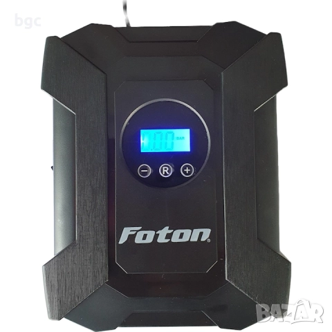 Компресор Foton CA-818, 12V, Максимум 10 bar / 150 PSI, Цифров дисплей с LED, Дължина на кабела 3m, , снимка 4 - Аксесоари и консумативи - 51753799