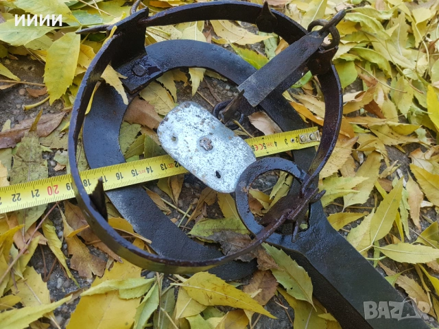 Стъпков капан със зъби , снимка 4 - Антикварни и старинни предмети - 53398110