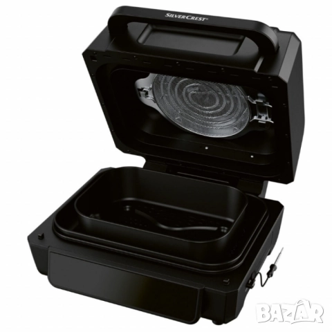 Уред 2 в 1 SilverCrest Air Fryer with Grill – хрупкаво, вкусно и без мазнина, снимка 11 - Друга електроника - 52093443
