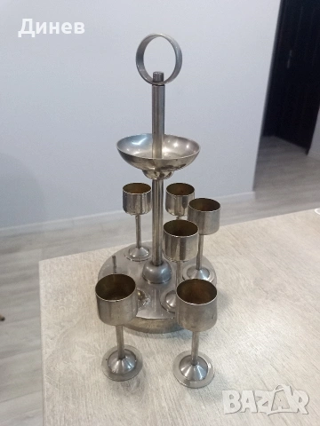 Представителен СОЦ сет за ракия – любимият стил на Тодор Живков, снимка 4 - Декорация за дома - 53471661