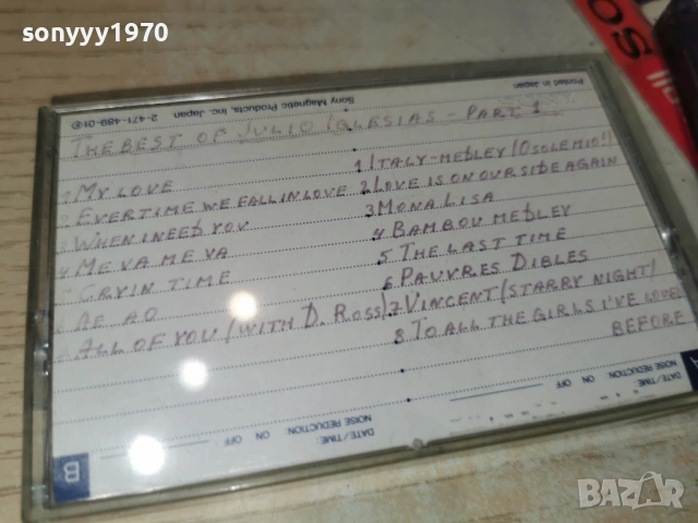 JULIO IGLESIAS-SONY TAPE 0901261124, снимка 10 - Аудио касети - 53041399