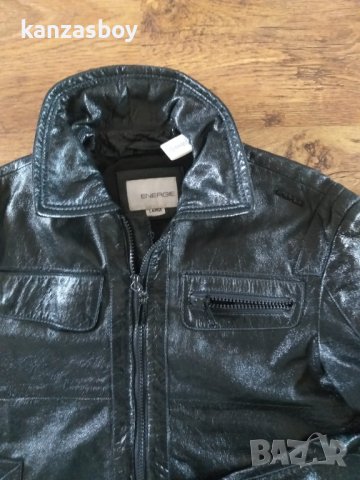 Energie pelle leather jacket - страхотно мъжко яке КАТО НОВО , снимка 2 - Якета - 40050042