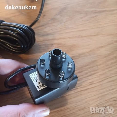 Електрически фонтан с LED светлини, регулируем дебит, 7 дюзи и 5 м кабел, снимка 9 - Градински мебели, декорация  - 52521312