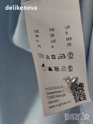 Hugo BOSS. Original. Size M 100% Коприна , снимка 6 - Ризи - 41357182