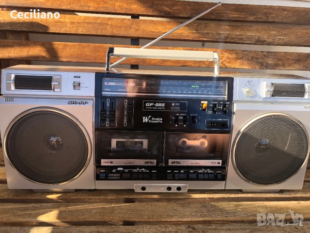 🎄SHARP GF 565H (45w) -радиокасетофон, снимка 14 - Радиокасетофони, транзистори - 52800191