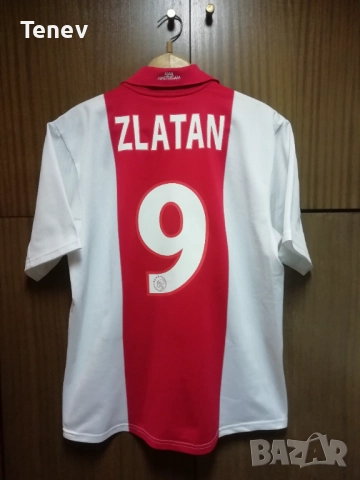 Ajax Zlatan Ibrahimovic 2001 2002 Home Adidas оригинална тениска фланелка екип Аякс Ибрахимович 