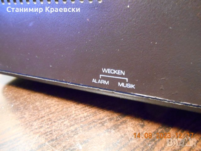 Telefunken Digitale 10 Radio clock alarm - vintage 81, снимка 9 - Други - 41983223