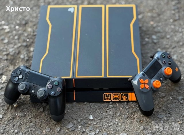 Limited Edition конзола Sony PlayStation 4 1TB Call of Duty Black Ops + 2 бр контролера + 8 игри , снимка 2 - PlayStation конзоли - 52769144