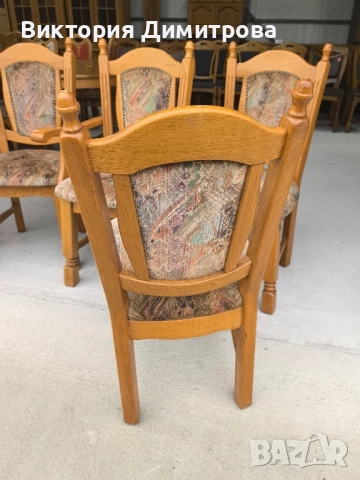 Комплект от 5 трапезни стола , снимка 12 - Столове - 52879075