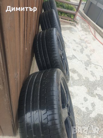 4 броя джанти Dezent 8Jx18H2 5х112,ЕТ 35 с гуми CONTINENTAL Premium Contact 6 245/45 R18 96Y., снимка 2 - Гуми и джанти - 41625643
