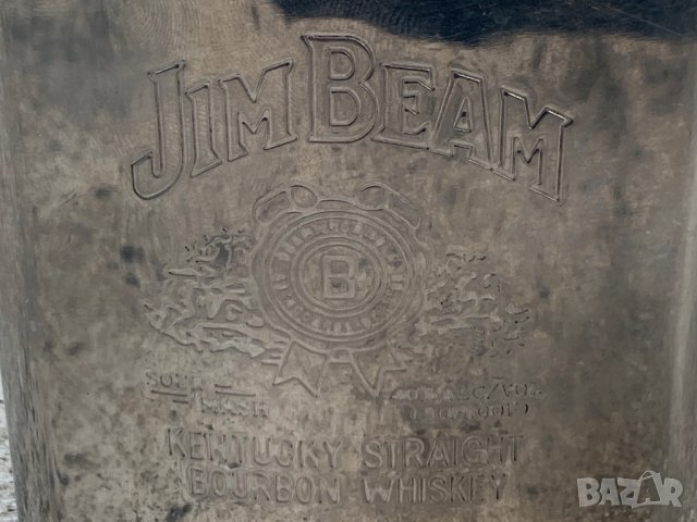 Метална флашка за алкохол Jim Beam, снимка 4 - Други - 39246724