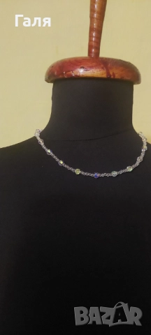 Празнични бижута - часовник, гривни и колиета от перли и естествени камъни, кристали Сваровски и др., снимка 16 - Бижутерийни комплекти - 51428314