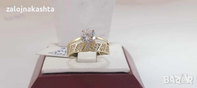 Златен пръстен -2,48гр/14кр, снимка 4 - Пръстени - 52156186