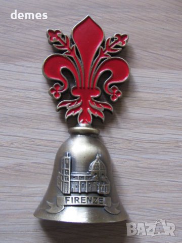 3D Метален магнит-камбанка от Флоренция, Италия-2