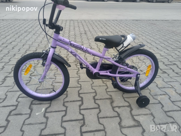 BYOX Велосипед 18" PIXY лилав, снимка 8 - Велосипеди - 53559058