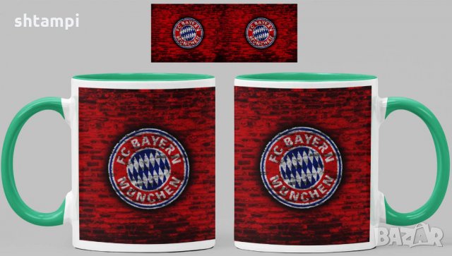 Чаша Байерн Мюнхен Bayern Munich Керамична, снимка 3 - Фен артикули - 34783484