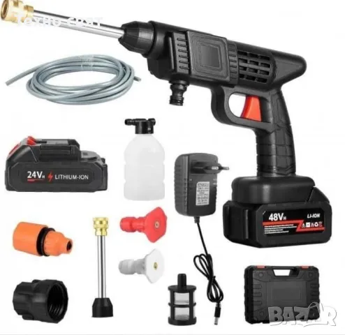 ТОП ЦЕНА АКУМУЛАТОРНА ВОДОСТРУЙКА за кола дом градина 30 bar