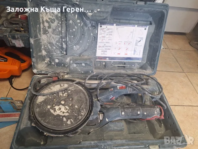Машина за шлайфане на стени и тавани Bosch GTR550, снимка 3 - Шлайфмашини - 56285565