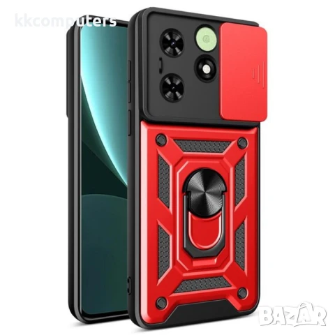 TECNO Spark Go 2024 4G / Spark 20 / Spark 20C / Pop 8 Удароустойчив Ring Holder Калъф и Протектор, снимка 3 - Калъфи, кейсове - 50952144