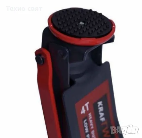 Немски нископрофилен крик KraftWorld 4 тона с две помпи Професионален, снимка 5 - Други инструменти - 48918703