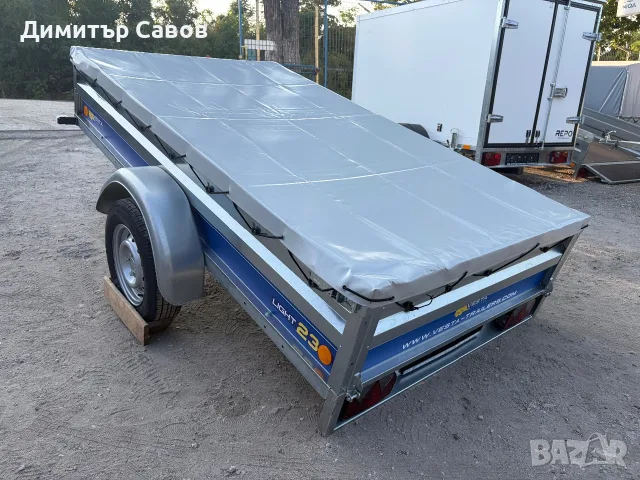 Туристическо, самосвално ремарке VESTA LIGHT 23 с плосък брезент, снимка 14 - Ремаркета - 55780191