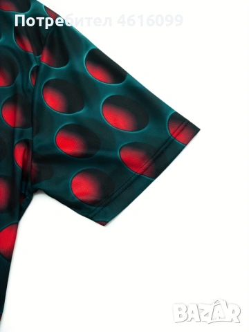 Мъжка тениска с 3D шарка, снимка 3 - Тениски - 53541809