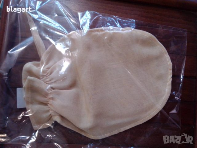 Пилинг ръкавица от сурова коприна , снимка 2 - Други - 36260574