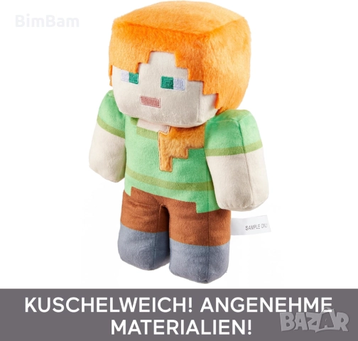 Оригинална плюшена играчка Minecraft - Алекс / Alex Movie, снимка 3 - Плюшени играчки - 52497134