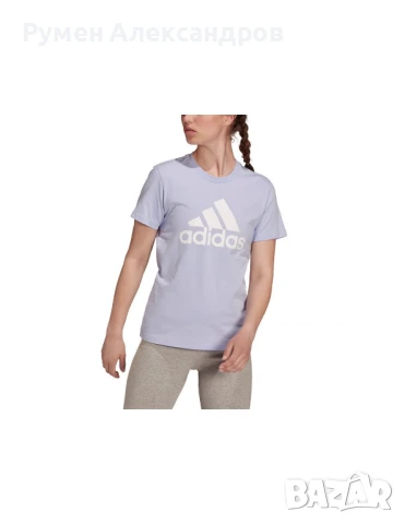 Нова виолетова дамска тениска Adidas размер XL, снимка 2 - Тениски - 50488442