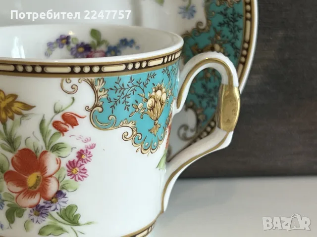 Двоен сет Manufaktur Porzellan Handarbeit, снимка 4 - Чаши - 56096403