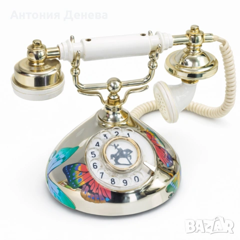 Радко срещан дизайн на ретро телефон Уфа ,СССР 1989г