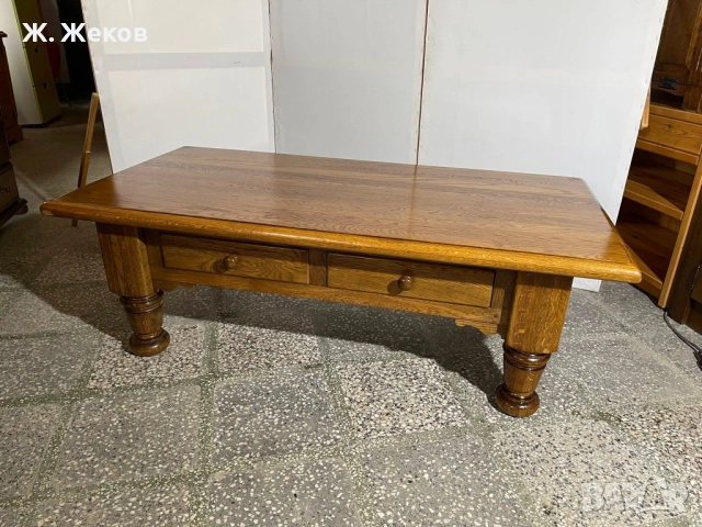 Дъбова холна маса, снимка 3 - Маси - 52947359