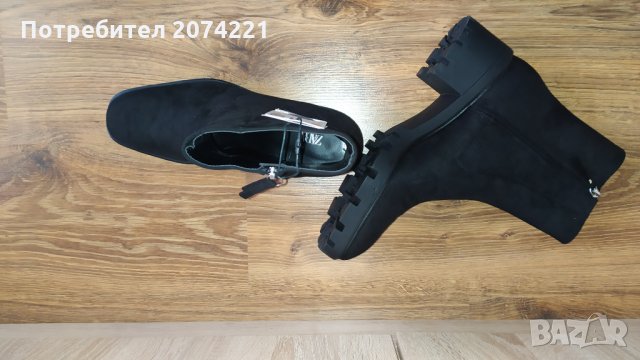 Боти с подметка тип танк, снимка 3 - Дамски боти - 35823027