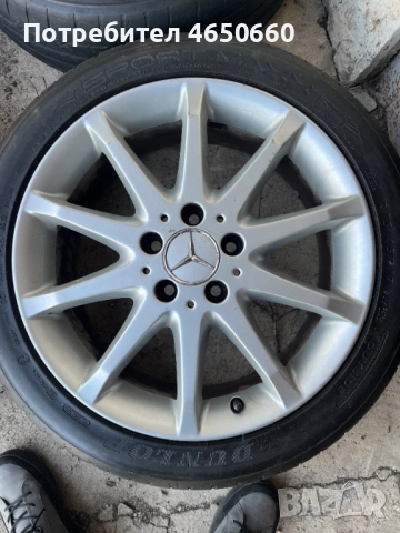 17 цолови алуминиеви джанти за Мерцедес, снимка 2 - Гуми и джанти - 52988569