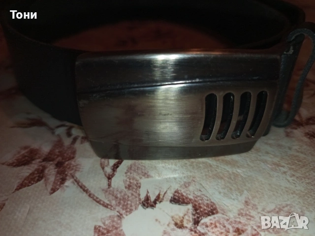 LLOYD Оригинален Нов Мъжки Стилен Колан Изцяло от Естествена Кожа 115см., снимка 4 - Колани - 53485689