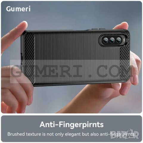 Sony Xperia 10 IV - Мек Гръб - Карбон, снимка 7 - Калъфи, кейсове - 39444909