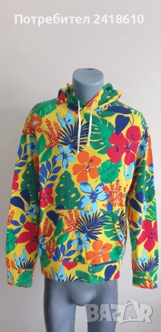 POLO Ralph Lauren Floral Hoodie Mens Size M ОРИГИНАЛ! Мъжки Суичър!, снимка 3 - Суичъри - 53589918