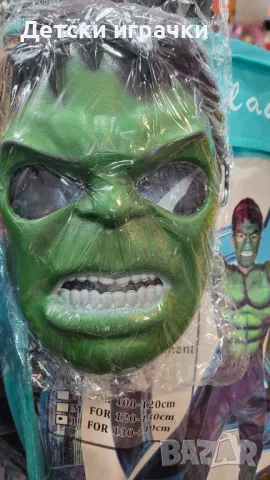 Детски костюм на Хълк с маска и мускули Hulk, снимка 4 - Други - 48485292