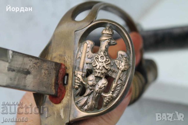 Немска сабя 1886г Вилхелм, снимка 3 - Антикварни и старинни предмети - 38914963