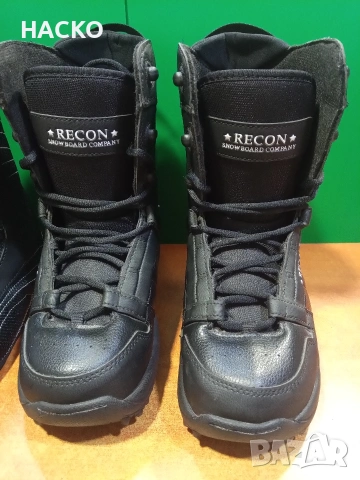 ОБУВКИ ЗА СНОУБОРД RECON Номер 37,5 Стелка 24 см. 100% Оригинални Внос от Англия, снимка 3 - Зимни спортове - 53035404