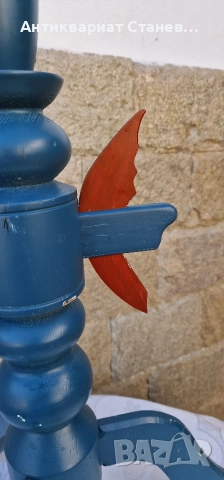 Голям дървен свещник внос от Скандинавия , снимка 11 - Декорация за дома - 52842148