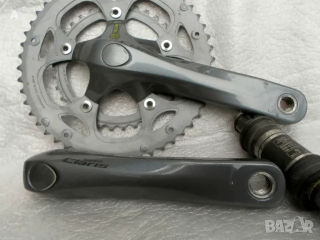  SHIMANO CLARIS /шосейни курбели компакт/, снимка 5 - Части за велосипеди - 36210777
