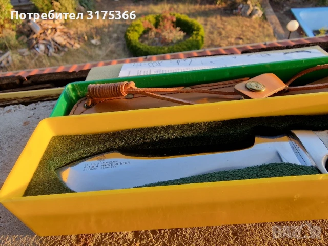 Ловен нож PUMA  White hunter ОРИГИНАЛ, снимка 2 - Ножове - 51020726