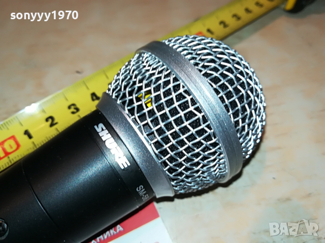 shure profi mic sm58-ВНОС ENGLAND 0104221728, снимка 2 - Микрофони - 36310362