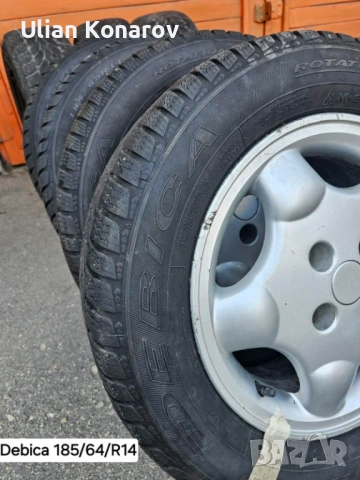 Гуми с джанти Debica 185/65/R14/джанти-болтовото разстояние 5x139.7 мм, снимка 6 - Гуми и джанти - 53835185